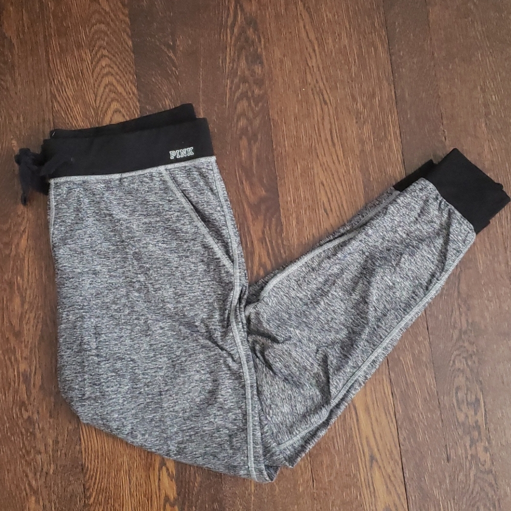 Grey and Black Joggers